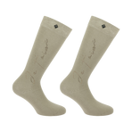 Equithème - Rijsokken Cassis Je t'aime beige (x1) | - Ohlala
