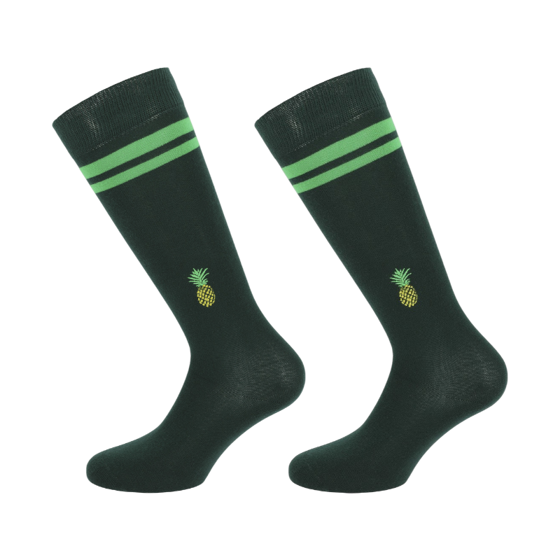 Equithème - Chaussettes d'équitation Nikita vert foncé (x1)