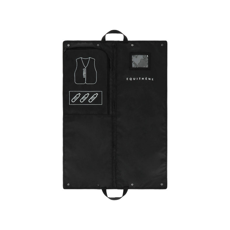 Equithème - Housse de protection pour gilet airbag noir