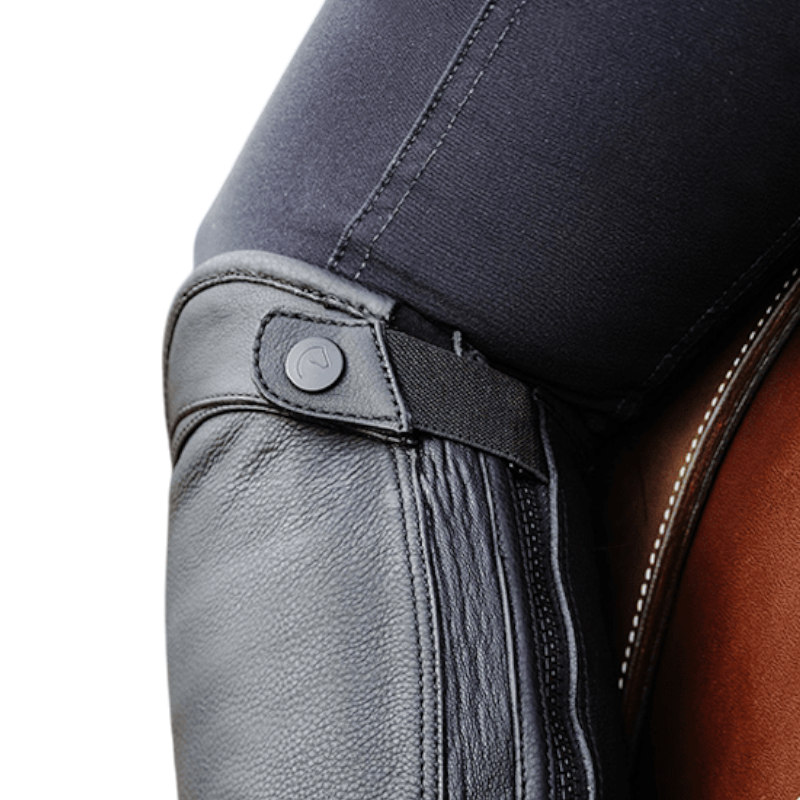 Equithème - Mini-chaps unisexe Select noir | - Ohlala