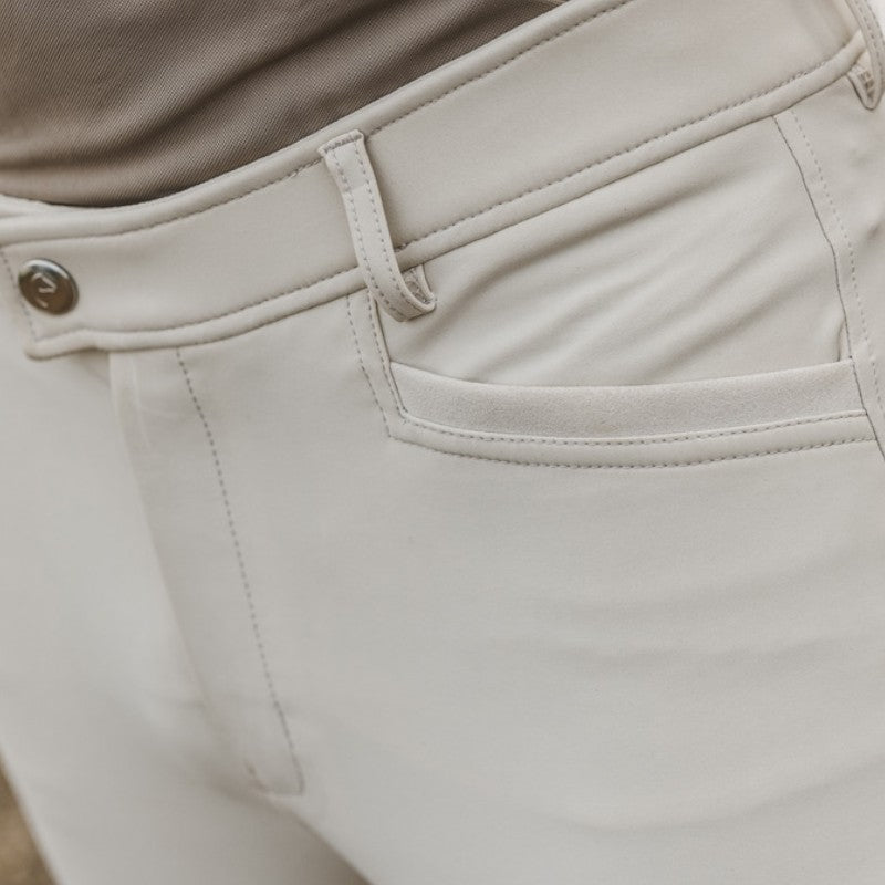 Equithème - Pantalon d'équitation homme Sam beige | - Ohlala