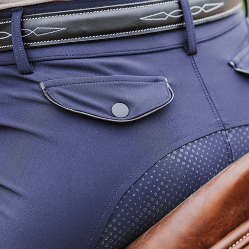 Equithème - Pantalon d'équitation femme Beverly marine | - Ohlala