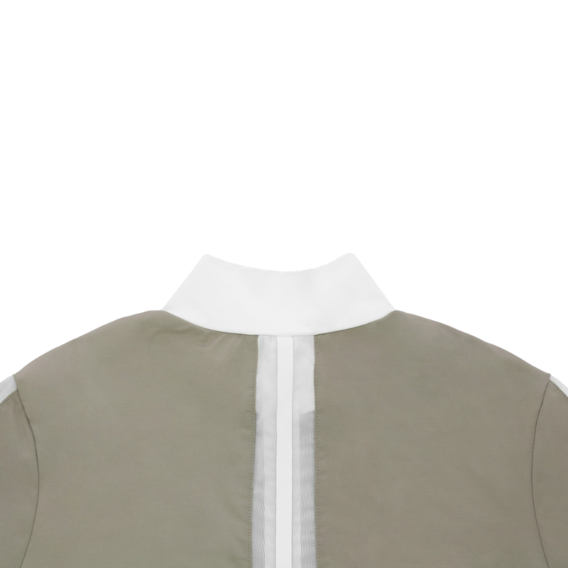 Equithème - Polo manches longues femme Estoril taupe | - Ohlala