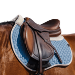 Equithème - Tapis de selle Dinard bleu ciel | - Ohlala