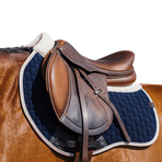 Equithème - Tapis de selle Dinard marine | - Ohlala
