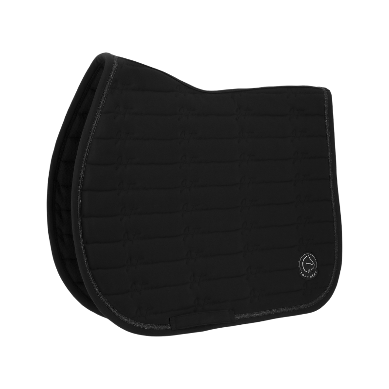 Equithème - Tapis de selle Origine Je t'aime noir