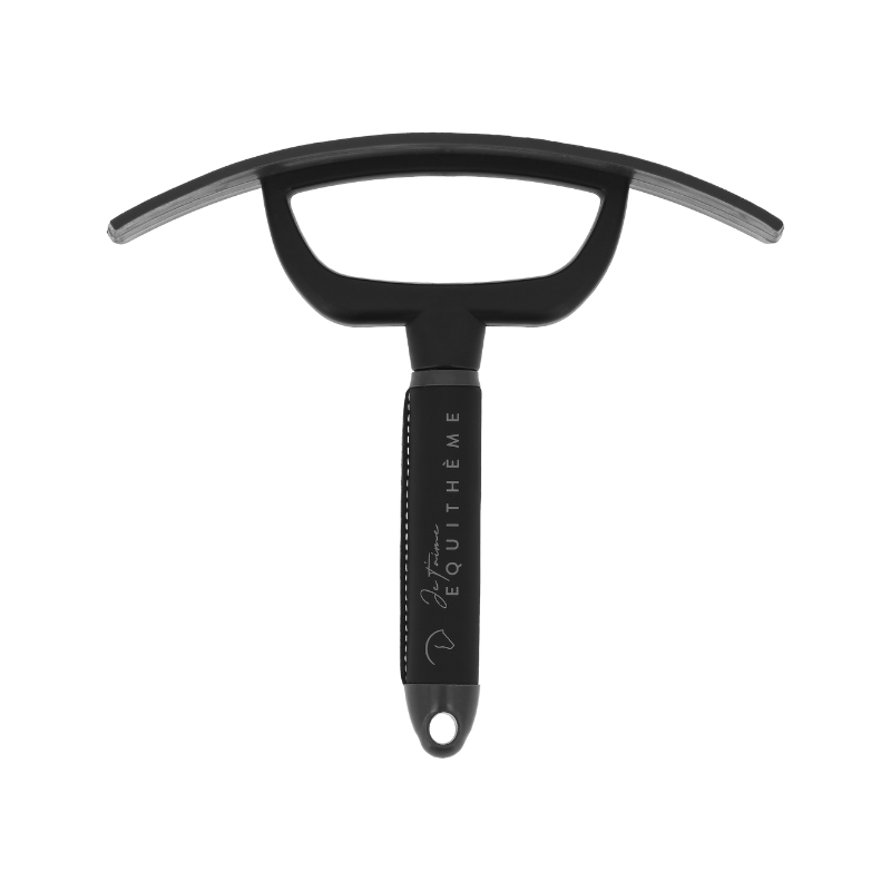 Equithème - Couteau de chaleur Je t'aime noir | - Ohlala