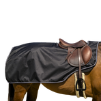 Equithème - Lendensdekje Tyrex 600D fleece zwart 0g | - Ohlala