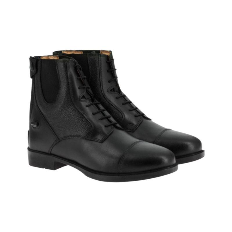 Equithème - Boots d'équitation EK-X-Confort zip + lacets noir