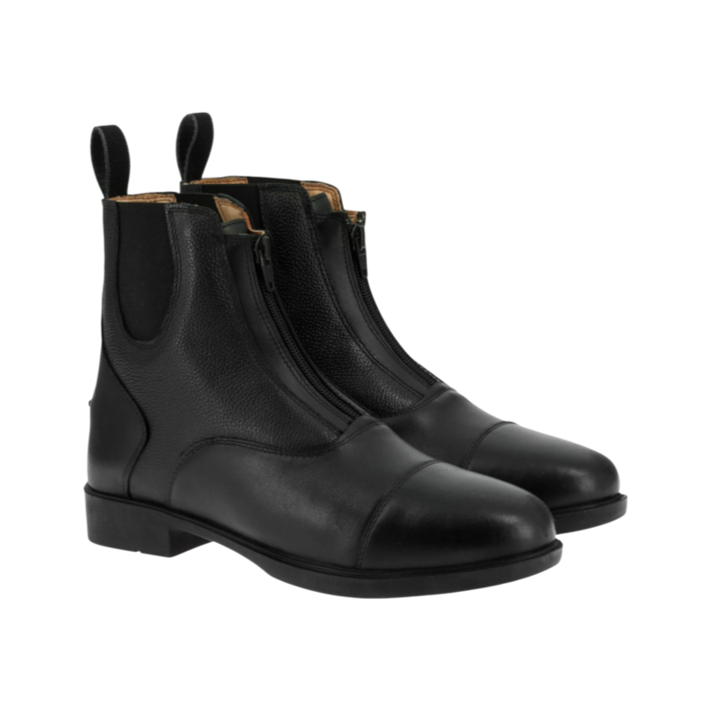 Equithème - Boots d'équitation EK-X-Confort zip noir