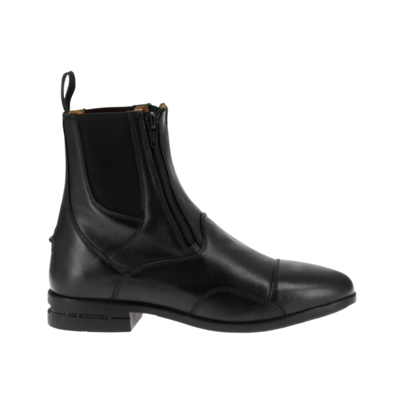 Equithème - Boots d'équitation cuir EK-Duozip noir