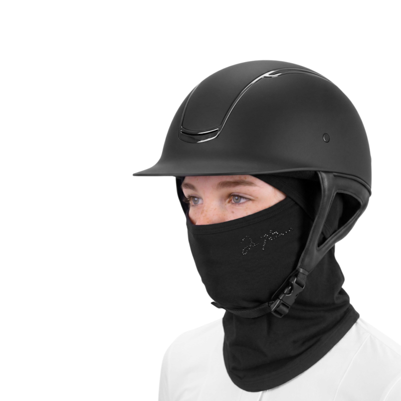 Equithème - Cagoule unisexe Je T'aime EQ-Pleun noir