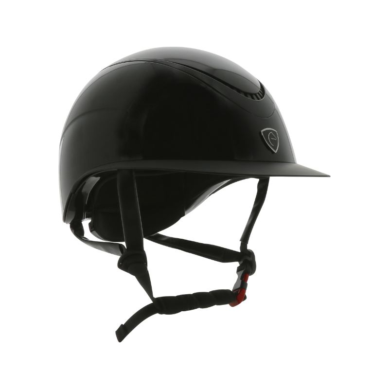 Equithème - Casque Wings noir brillant | - Ohlala