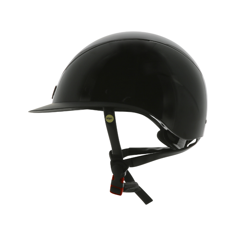 Equithème - Casque Wings noir brillant | - Ohlala