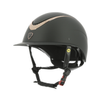 Equithème - Helm Wings rosé goud/zwart | - Ohlala