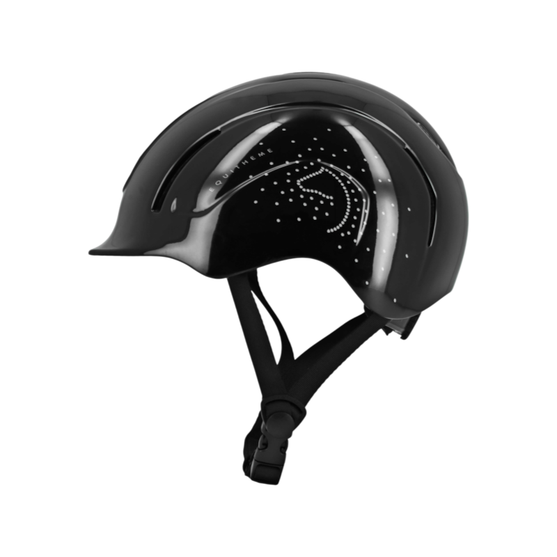 Equithème - Casque d'équitation enfant EK Pady galaxy noir