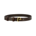 Equithème - Ceinture cuir EK-Horse havane