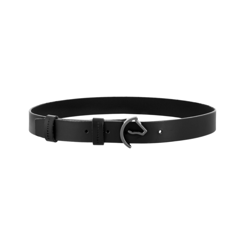 Equithème - Ceinture cuir EK-Horse noir