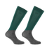 Equithème - Chaussette d'équitation Compet Je t'aime vert foncé x2