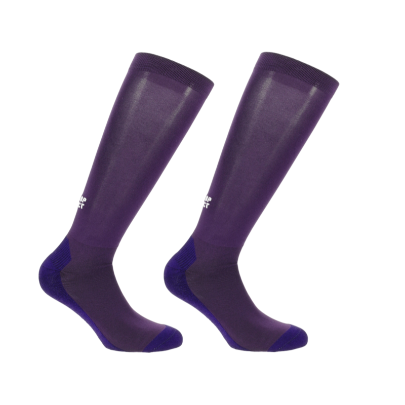 Equithème - Chaussettes d'équitation Nicole violet