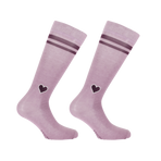 Equithème - Chaussettes d'équitation Nikita lilas