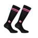 Equithème - Chaussettes d'équitation Nikita noir/ rose