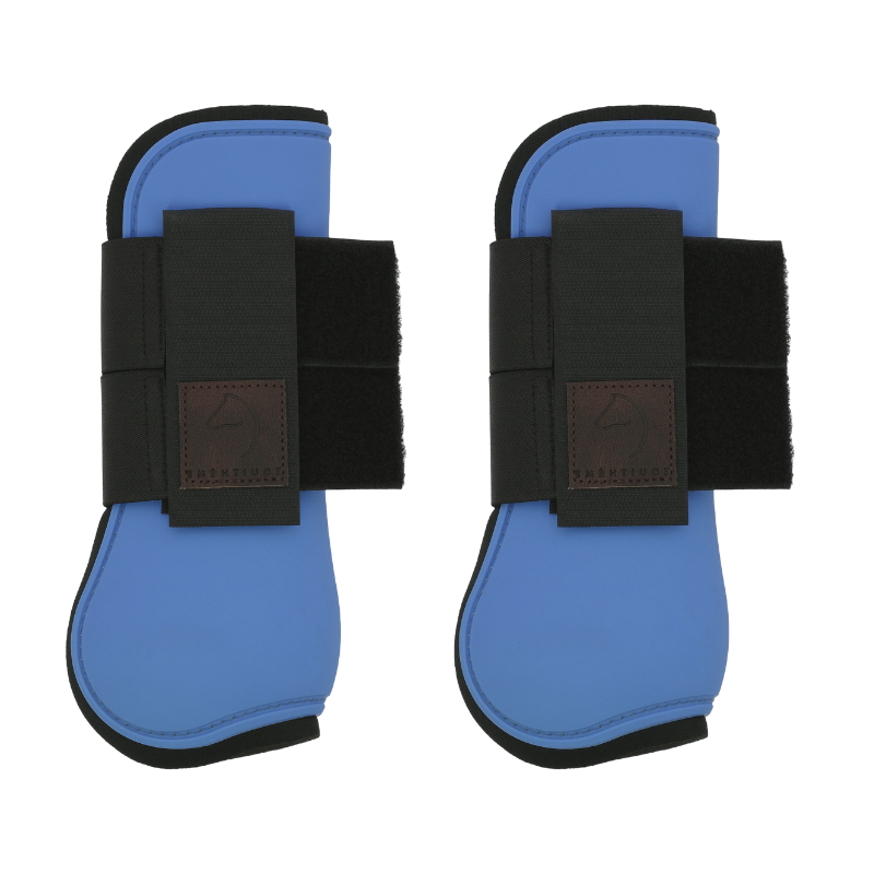 Equithème - Guêtres protège-tendons bleu ciel | - Ohlala