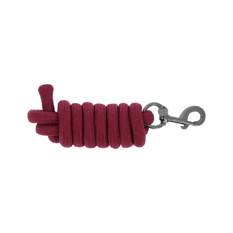 Equithème - Longe d'attache Strass bordeaux