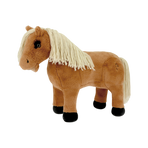 Equithème - Peluche mini poney Fleur alezan crins lavés