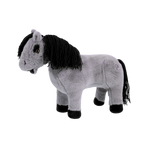 Equithème - Peluche mini poney Lutin gris foncé