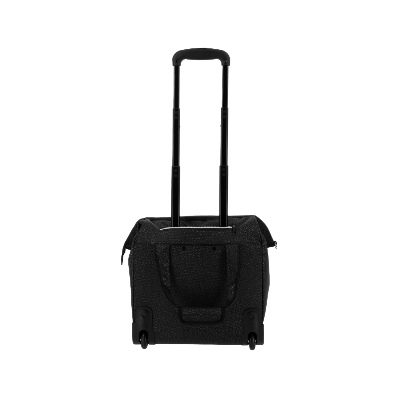 Equithème - Sac de pansage à roulette noir | - Ohlala