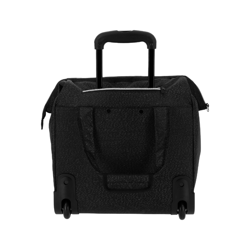 Equithème - Sac de pansage à roulette noir | - Ohlala