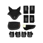 Equithème - Set accessoires pour mini poney noir glitter (x5)