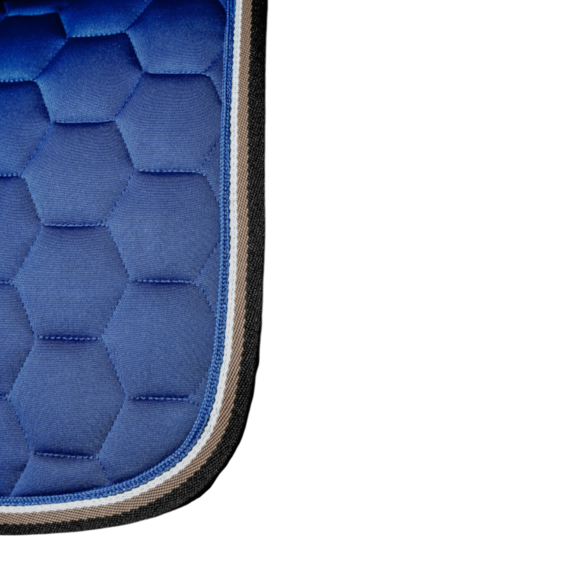 Equithème - Tapis de selle Coco bleu roi