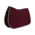 Equithème - Tapis de selle Coco bordeaux