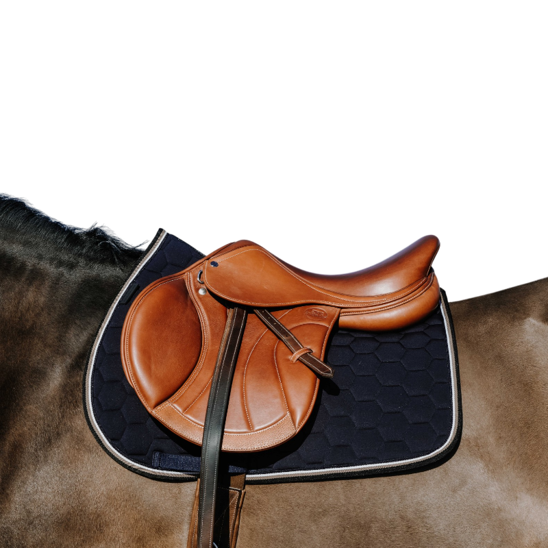 Equithème - Tapis de selle Coco marine