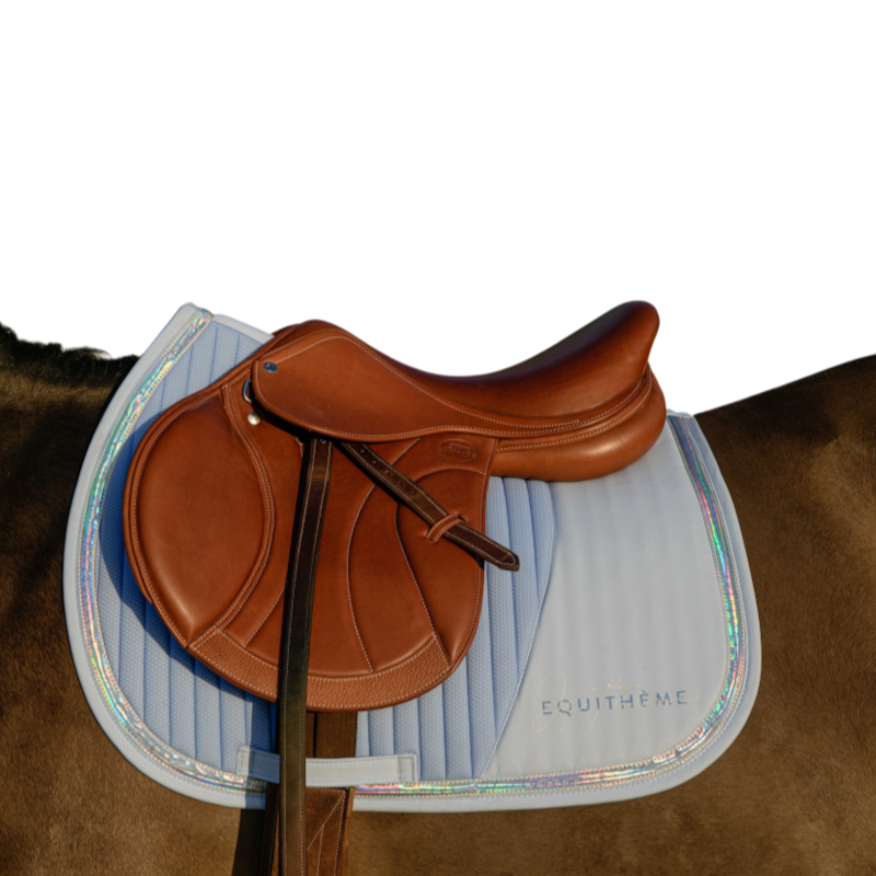 Equithème - Tapis de selle EK-Talent bleu ciel