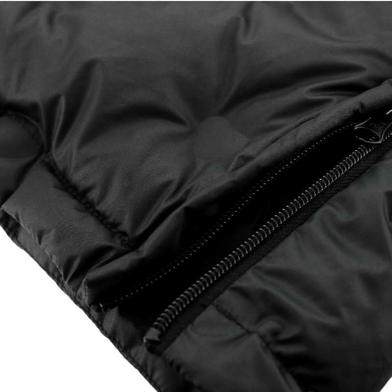 Equithème - Veste matelassée longue manches longues femme Je T'aime EQ-Doris noir