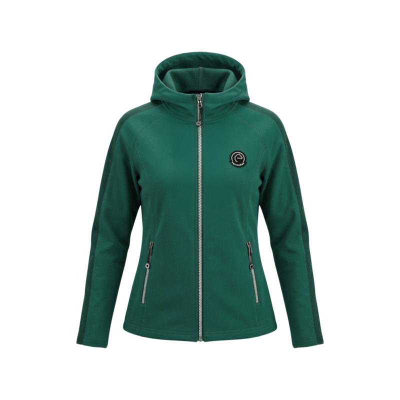 Equithème - Veste softshell manches longues enfant Je T'aime EK-Victoria bleu canard