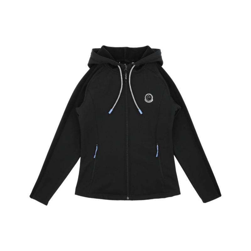 Equithème - Veste softshell manches longues enfant Je T'aime EK-Victoria noir