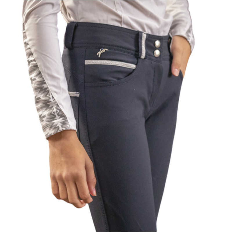 Eden by Pénélope - Pantalon d'équitation enfant Fun marine