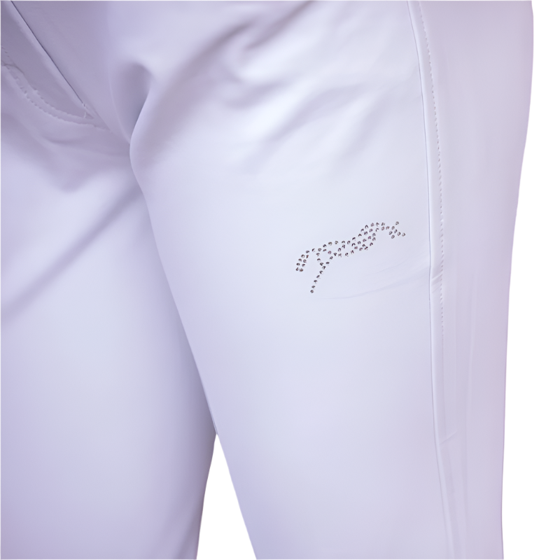 Eden by Pénélope - Pantalon d'équitation fille Élégance blanc | - Ohlala