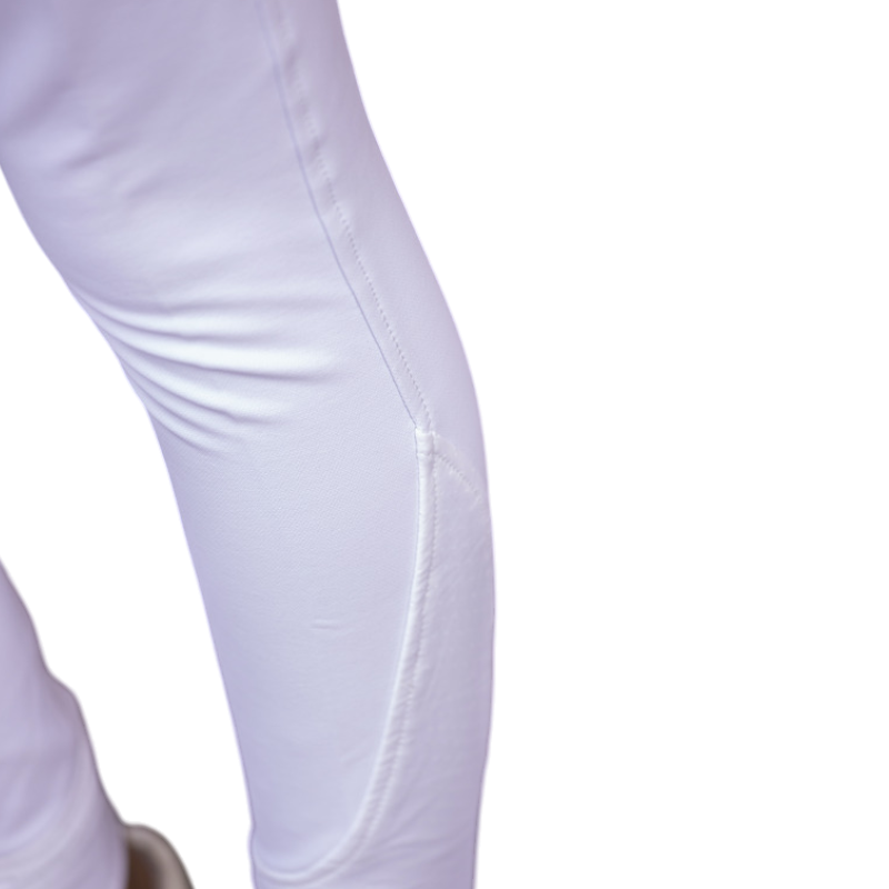 Eden by Pénélope - Pantalon d'équitation fille Élégance blanc | - Ohlala