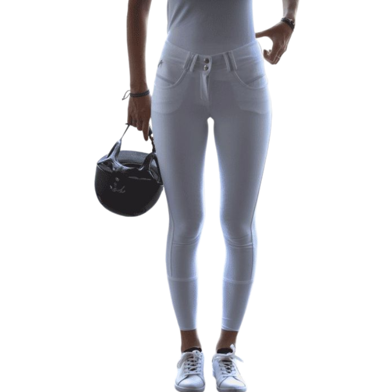 Eden by Pénélope - Pantalon d'équitation enfant Fun blanc | - Ohlala