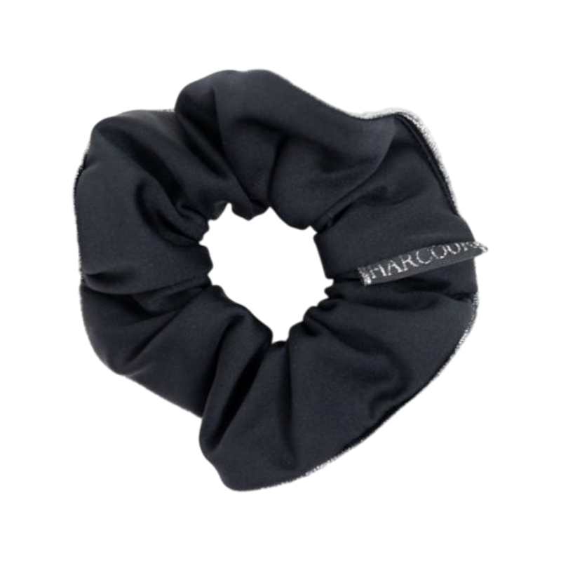 Harcour - Élastique pour cheveux Abel chouchou black/ sliver