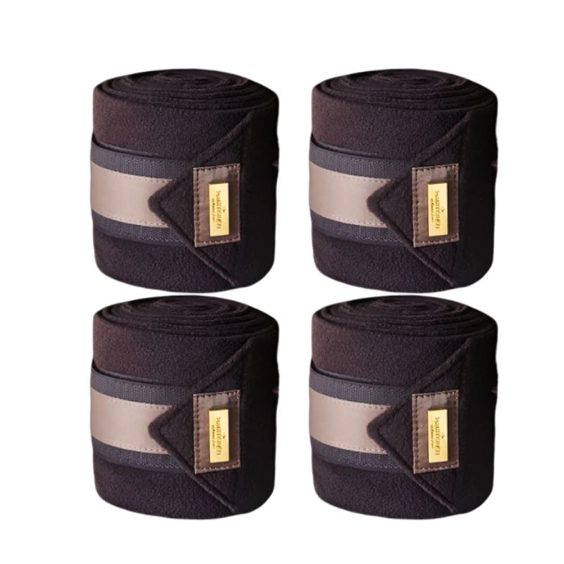 Equestrian Stockholm - Bandes de Polo Golden brown (x4) | - Ohlala