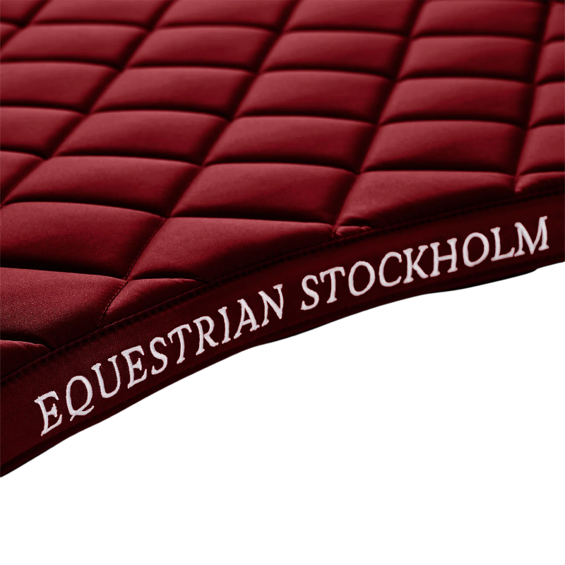 Equestrian Stockholm - Zadeldek Line bordeaux | - Ohlala