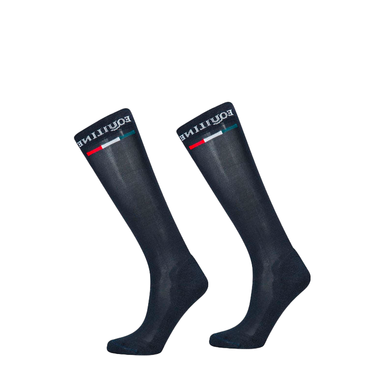 Equiline - Chaussettes d'équitation marine (x1)