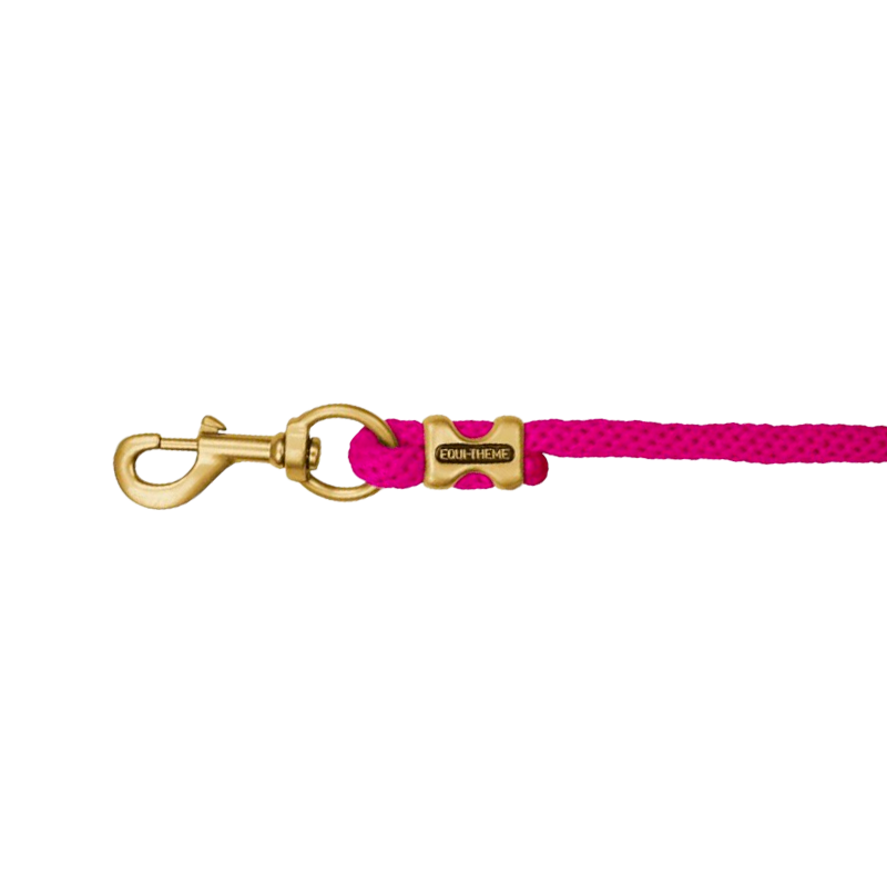 Equithème - Longe d'attache fuchsia | - Ohlala