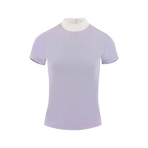 Equithème - Dames poloshirt korte mouwen London violet | - Ohlala